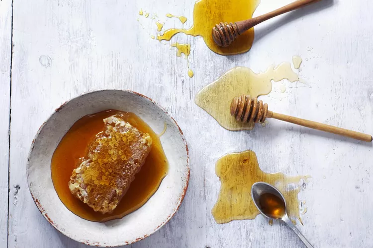 Honey Comb on plate